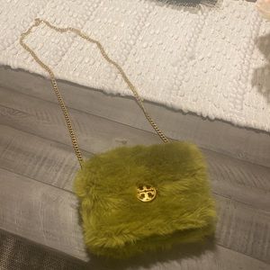 Tory Burch Faux Fur Shoulder Bag